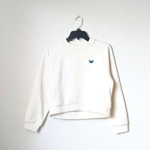 aritzia sunday best butterfly sweatshirt